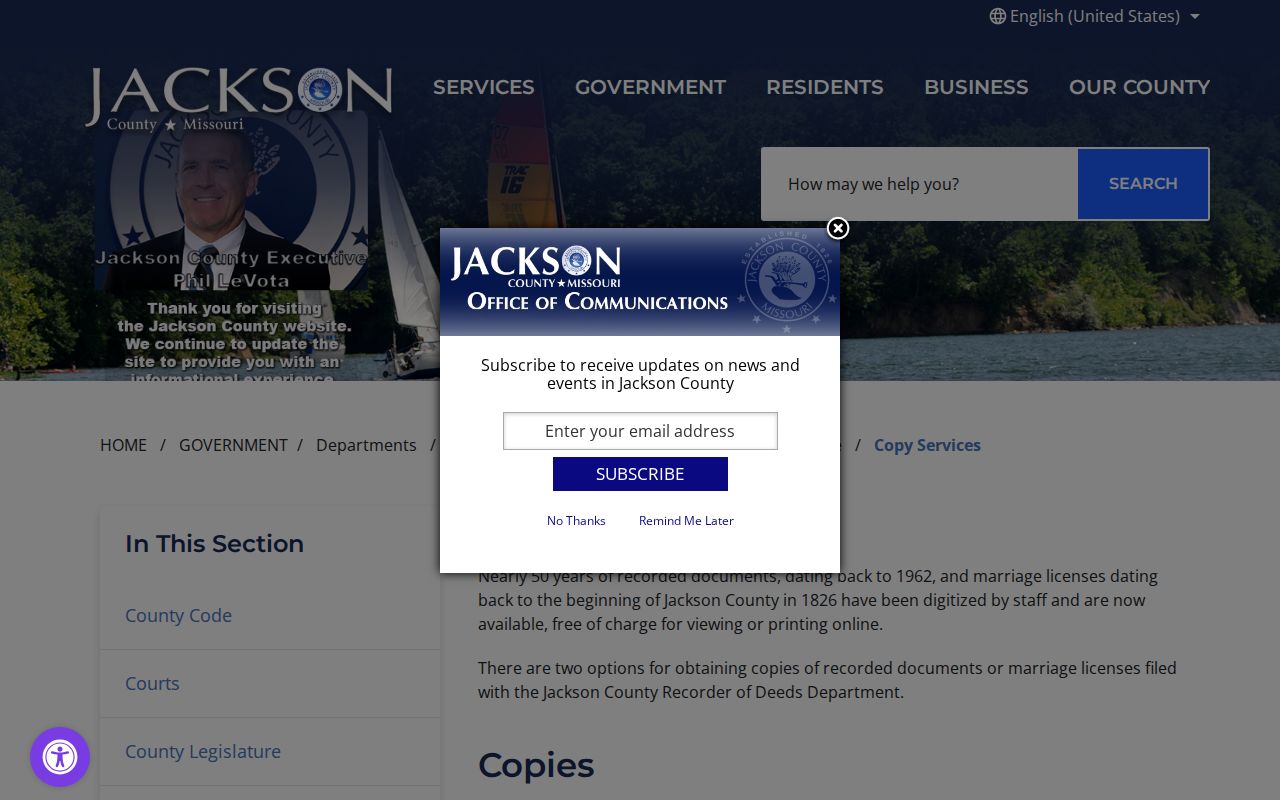 Raytown previous residents Recorder copy-services information
